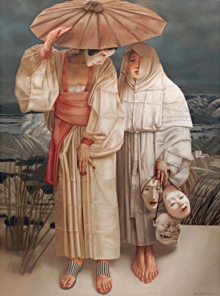 　(北京诚轩14春拍中国油画雕塑专场拍品编号 836)刘溢的《四季之冬》