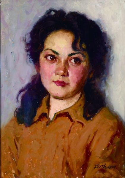 靳尚谊 女青年肖像