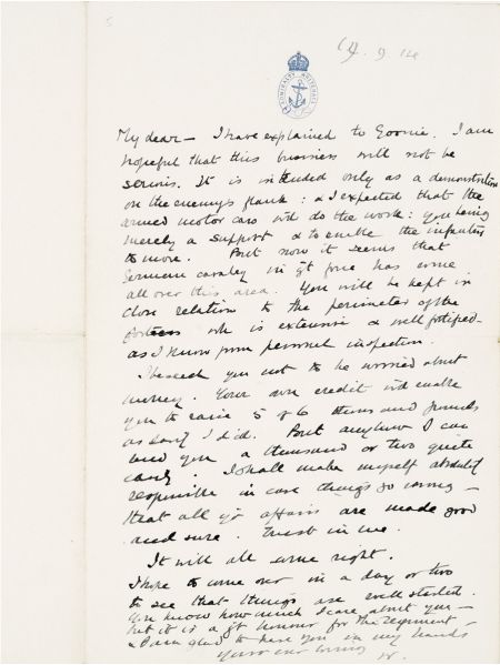 2014西泠春拍：丘吉尔 致弟弟约翰家书