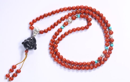 博观第七期“玲珑美玉”拍卖会拍品：墨玉佛首挂件