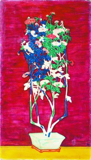 《聚瑞盈馨》 130.3cm×74.5cm 油彩纤维板