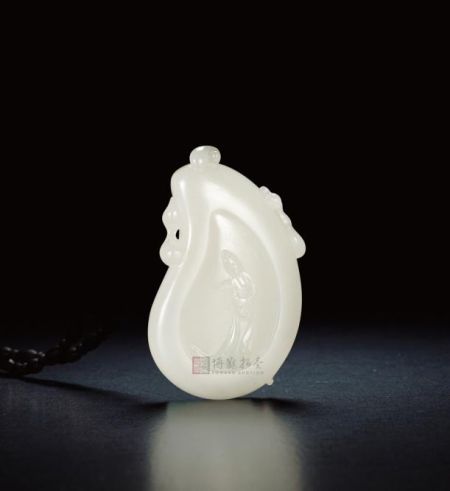 10353 曹扬 和田玉籽料善心如水佩 