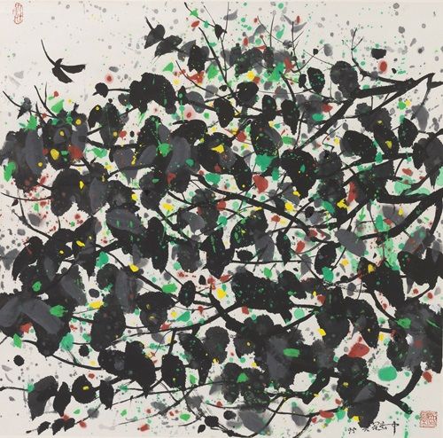 荣宝2013春拍赏析：吴冠中《小鸟天堂》