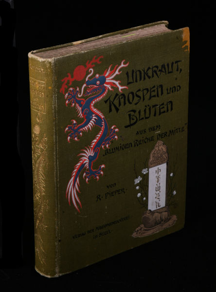 德文原版精装《中华苗蔓花》