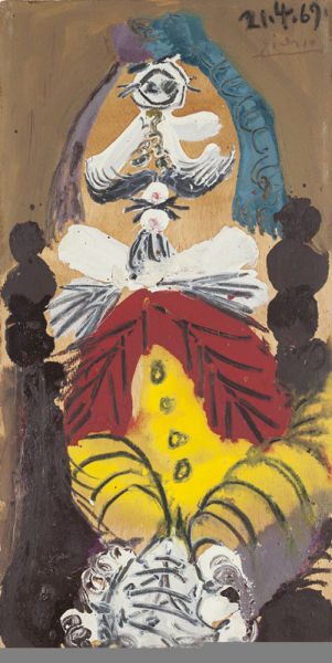 巴布罗·毕卡索(1881-1973) 《坐着的男人》