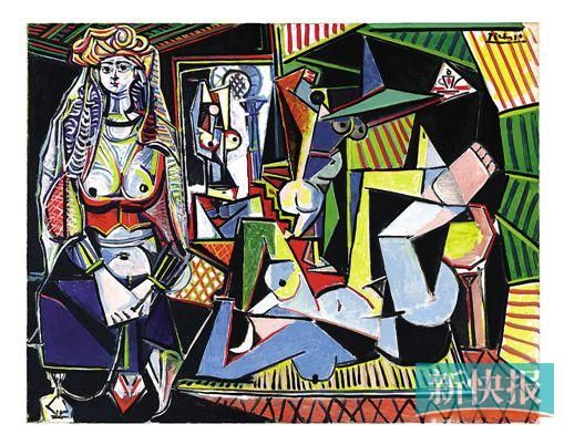 在今年 5月11日,毕加索 《阿尔及尔的女人(O版)》 纽约佳士得的拍卖中以1.79亿美元(折合人民币约11.12亿元)打破了艺术品拍卖纪录。 佳士得(香港)供图