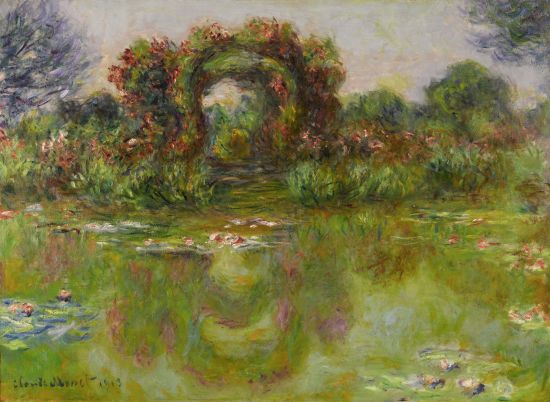 Sotheby's_Monet’s Bassin aux nymphéas, les rosiers