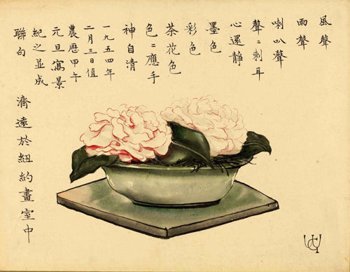 王济远 《盆花》 中国嘉德供图