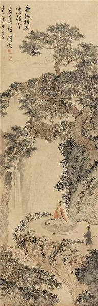 溥儒(1896-1963) 宋人诗意图
