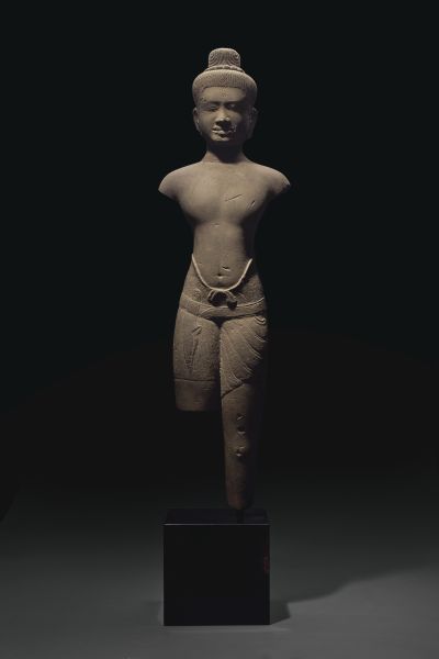 印度南部 朱罗王朝 九世纪 铜舞王湿婆承接恒河降凡像 估价200万至300万美元 拍出285.3万美元