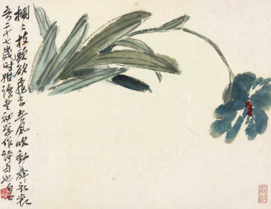 齐白石(1863-1957) 蝴蝶兰
