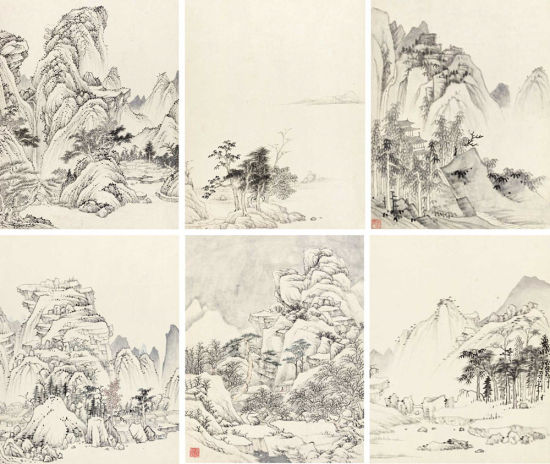 渐江(1610-1663) 春江小景