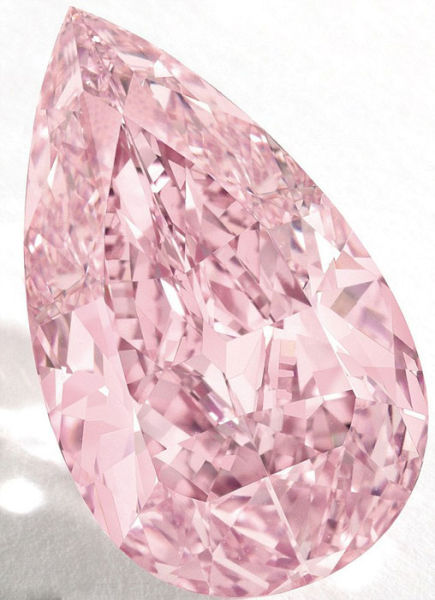 世界最大钻石公司拍卖8克拉粉钻