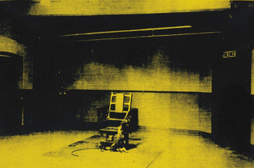 安迪·沃荷(Andy Warhol)的《小电椅》(Little Electric Chair, 1965)