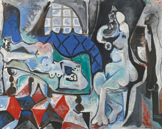毕加索1962年作品《工作室》