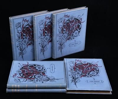 147235007号藏品1897年伦敦版《花卉彩色版画集》一套6册