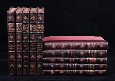 147235016号藏品1901年版《新美洲与远东影集》一套10册
