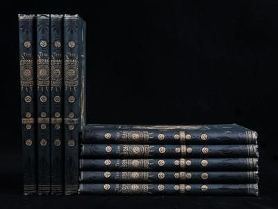 147235013号藏品1890年《莎士比亚全集》精装一套9册
