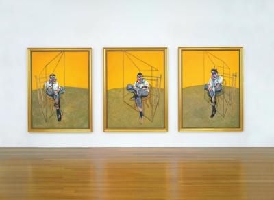 弗朗西斯·培根《路西安·弗洛伊德三联画》，佳士得拍卖成交价1.38亿美元​