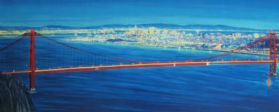 美国艺术家David Gallegos作品《洛杉矶金门大桥》