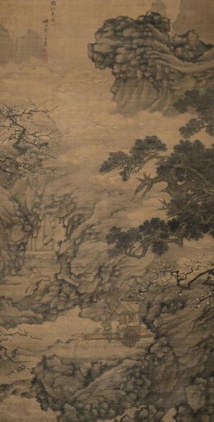 谢时臣(1487-1567) 陶弘景还山图