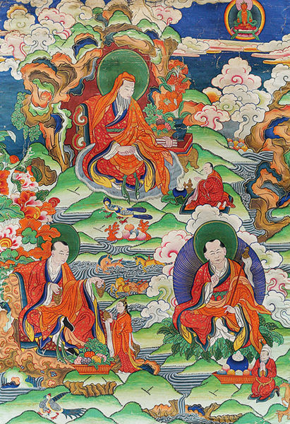18世纪 罗汉传记唐卡 西藏