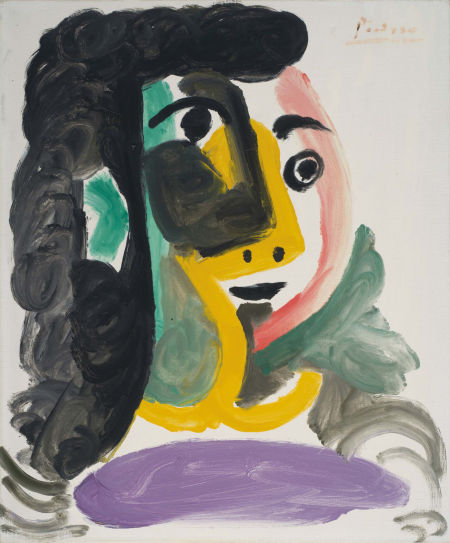 毕加索作品《女人头像》