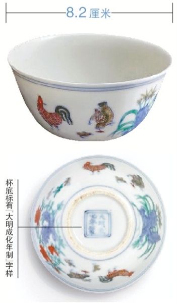 逾2.8亿港元 明代鸡缸杯创中国瓷器拍卖纪录