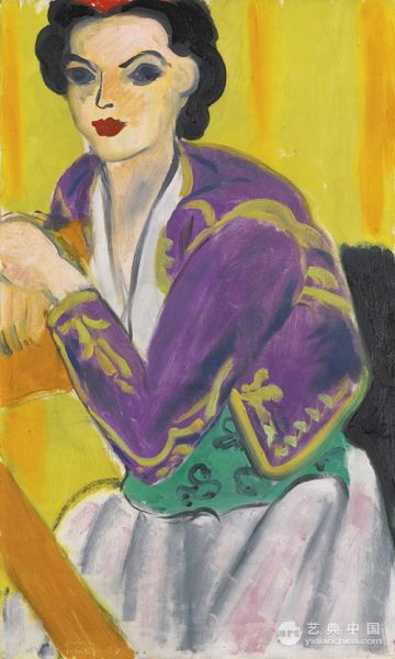 亨利·马蒂斯 短款紫上衣 1937