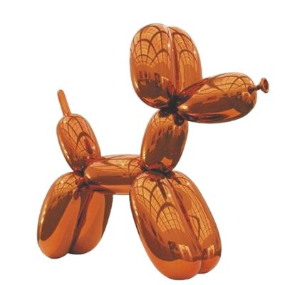 杰夫·昆斯的《气球狗》（橙色），象征着童年、希望与纯真。