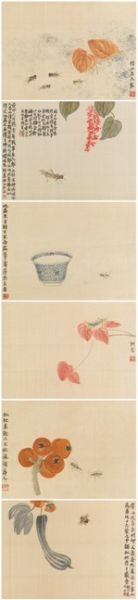 齐白石 (1864-1957) 花卉草虫册