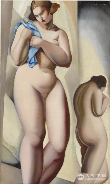 塔玛拉·德·兰陂卡 两裸体像 1925