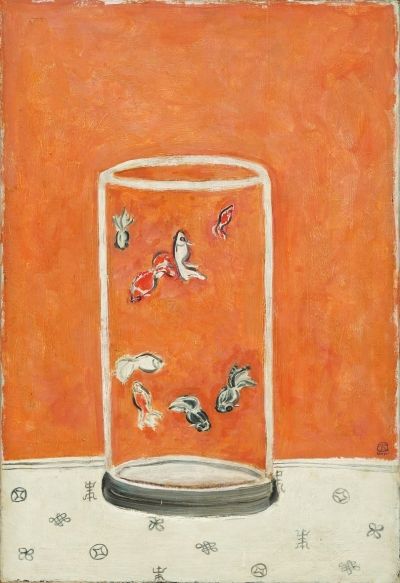 《八尾金鱼》73.8×50.2cm油画画布1930至1940年作香港苏富比供图