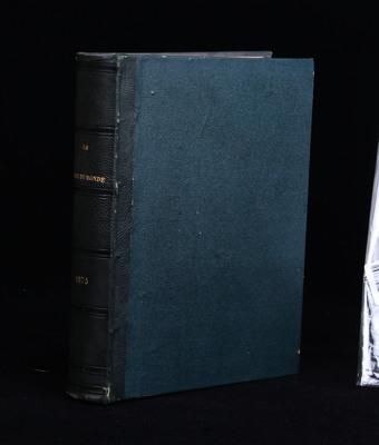 1875年法文版《环游全球》全年合订刊精装一册
