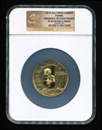 2012年熊猫发行30周年5盎司精制金币
