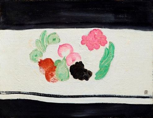 常玉《果宴》，1930年代作，油彩画布，49.9 x 65.3公分