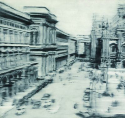 里希特 米兰大教堂广场 布面油画 275×290厘米 1968年