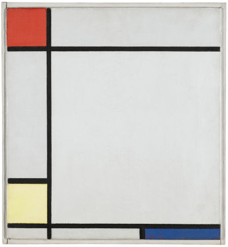 Sotheby's_Mondrian, Composition with Red, Yellow and Blue