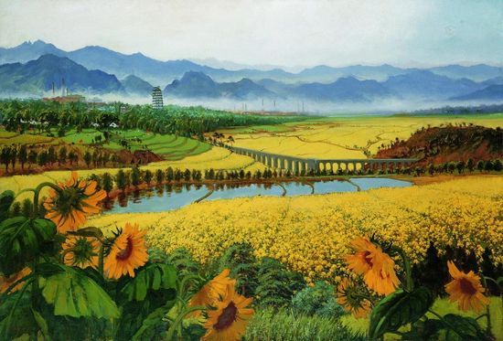 吴作人作品《战地黄花分外香》以8050万元成交。