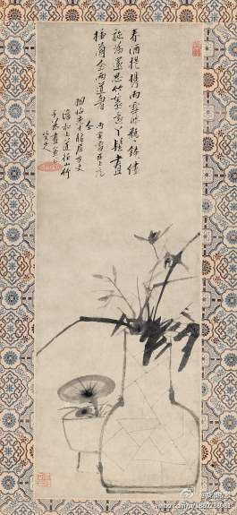 朱耷《芝兰清供图》1552.5万成交