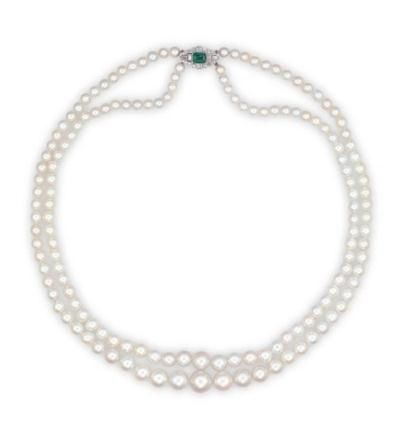 天然珍珠项链(拍品编号1760，估价： 12,000,000-18,000,000港元／1,500,000-2,250,000美元)