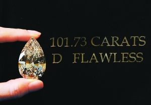 佳士得将拍卖101.73克拉钻石