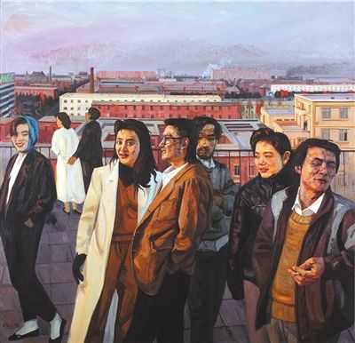 刘小东《青春故事》布面油画157×180cm1989年作 北京保利供图