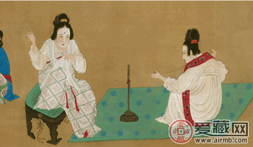 走进中国名画捣练图