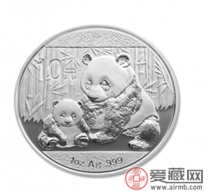 1盎司熊猫银币价格图片