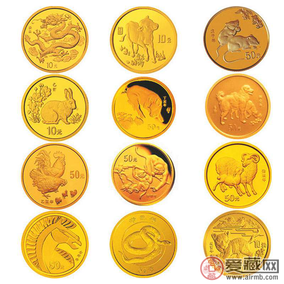十二生肖金银币