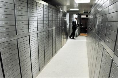 银行保管箱看来十分神秘