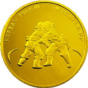 儿童游戏是朝鲜纪念币主题之一