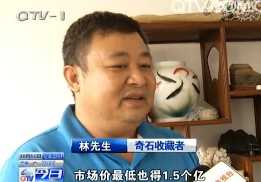 对此，记者从网上搜索了相关信息，发现近年来频频爆出开价上千万甚至过亿元的奇石。有观点认为，资源稀缺、收藏爱好者增加，推高了奇石价格，天价奇石有它的合理性；但也有人质疑说，奇石价格缺乏相应的参照，天价奇石不排除背后的炒作因素。