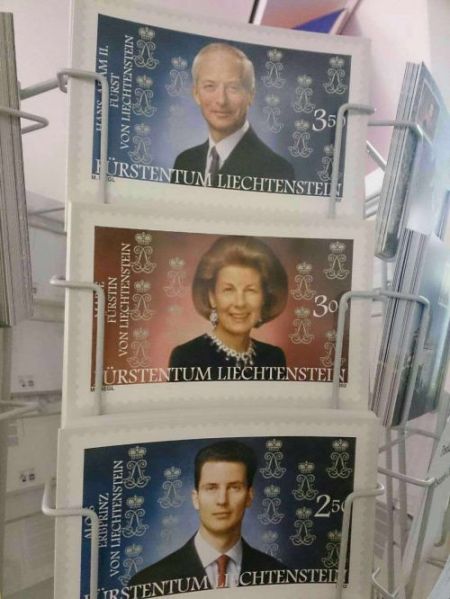 列支敦士登发行的邮票
